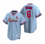 Men's Nike St. Louis Cardinals #6 Stan Musial Light Blue Cooperstown Collection Road Stitched Baseball Jersey