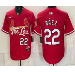 Men's St Louis Cardinals #22 Joshua Baez Red Limited Jersey