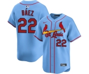 Men's St. Louis Cardinals #22 Joshua Báez Blue Alternate Limited Stitched Baseball Jersey
