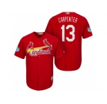 Men's St.Louis Cardinals #13 Matt Carpenter 2017 Spring Training Cool Base Stitched MLB Jersey