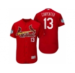 Men's St.Louis Cardinals #13 Matt Carpenter 2017 Spring Training Flex Base Authentic Collection Stitched Baseball Jersey