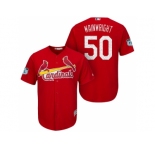 Men's St.Louis Cardinals #50 Adam Wainwright 2017 Spring Training Cool Base Stitched MLB Jersey