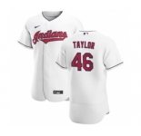Men's Nike Cleveland Indians #46 Beau Taylor White Home 2020 Authentic Team Baseball Jersey