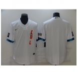 Men's Colorado Rockies Blank Nike White 2021 All-Star Game Replica Jersey