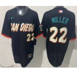 Men's San Diego Padres #22 Mason Miller Black 2026 City Connect Stadium Jersey1