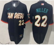 Men's San Diego Padres #22 Mason Miller Black 2026 City Connect Stadium Jersey1