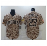 Men's San Diego Padres #23 Fernando Tatis Jr. Authentic Camo Realtree Collection Jersey