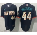 Men's San Diego Padres #44 Joe Musgrove Black 2026 City Connect Stadium Jersey1