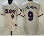 Men's San Diego Padres #9 Jake Cronenworth Cream 2026 City Connect Baseball Jersey