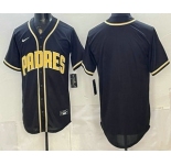 Men's San Diego Padres Blank 2026 Black Fashion Cool Base Jersey