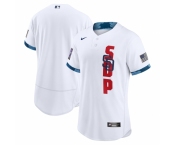Men's San Diego Padres Blank Nike White 2021 MLB All-Star Authentic Jersey