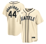 Men's Seattle Mariners #44 Julio RodrÃguez Alternate Cream Jersey