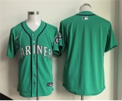 Men's Seattle Mariners Blank Aqua Limited Stitched jersey