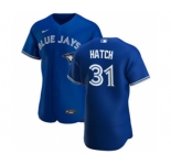 Men's Nike Toronto Blue Jays #31 Thomas Hatch Royal Alternate 2020 Authentic Player Baseball Jersey