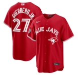Men's Toronto Blue Jays #27 Vladimir Guerrero Jr. Red 50th Anniversary Alternate Limited Jersey
