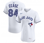 Men's Toronto Blue Jays #84 Dylan Cease White Cool Base Stitched Baseball Jersey