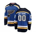 St. Louis Blues Customized Fanatics Branded Royal Blue Home Breakaway NHL Jersey