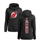 Hockey Women New Jersey Devils #35 Cory Schneider Black Backer Pullover Hoodie