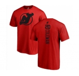 Hockey New Jersey Devils #20 Blake Coleman Red One Color Backer T-Shirt