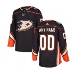 Anaheim Ducks Customized Authentic Black Home Hockey Jersey
