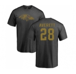 NFL Nike Baltimore Ravens #28 Anthony Averett Ash One Color T-Shirt