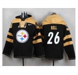 Nike Pittsburgh Steelers #26 Le'Veon Bell Black Player Pullover NFL Hoodie