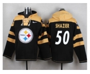Nike Pittsburgh Steelers #50 Ryan Shazier Black Player Pullover NFL Hoodie