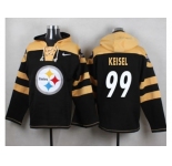 Nike Pittsburgh Steelers #99 Brett Keisel Black Player Pullover NFL Hoodie