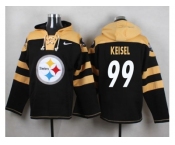 Nike Pittsburgh Steelers #99 Brett Keisel Black Player Pullover NFL Hoodie