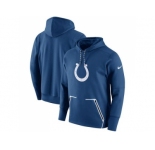 Men Indianapolis Colts Nike Royal Champ Drive Vapor Speed Performance Pullover Hoodie
