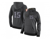 NFL Women's Nike Indianapolis Colts #15 Phillip Dorsett Stitched Black Anthracite Salute to Service Player Performance Hoodie