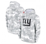 Men's New York Giants 2024 Arctic Camo Salute To Service Club Fleece Pullover Hoodie