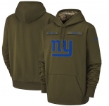 NFL Men's New York Giants Nike Olive Salute to Service Pullover Hoodie
