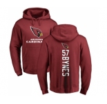 NFL Nike Arizona Cardinals #57 Josh Bynes Maroon Backer Pullover Hoodie