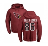 NFL Nike Arizona Cardinals #86 Ricky Seals-Jones Maroon Name & Number Logo Pullover Hoodie