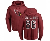 NFL Nike Arizona Cardinals #86 Ricky Seals-Jones Maroon Name & Number Logo Pullover Hoodie