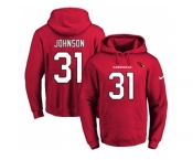 Nike Arizona Cardinals #31 David Johnson Red Name & Number Pullover NFL Hoodie