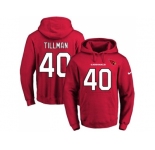Nike Arizona Cardinals #40 Pat Tillman Red Name & Number Pullover NFL Hoodie
