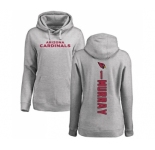 Football Women's Arizona Cardinals #1 Kyler Murray Ash Backer Pullover Hoodie