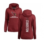 NFL Women's Nike Arizona Cardinals #33 Tre Boston Maroon Backer Pullover Hoodie
