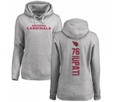 NFL Women's Nike Arizona Cardinals #76 Mike Iupati Ash Backer Pullover Hoodie