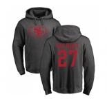Football San Francisco 49ers #27 Adrian Colbert Ash One Color Pullover Hoodie