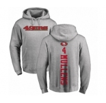 NFL Nike San Francisco 49ers #4 Nick Mullens Ash Backer Pullover Hoodie