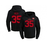 Nike San Francisco 49ers #35 Eric Reid Black Name & Number Pullover NFL Hoodie
