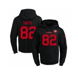 Nike San Francisco 49ers #82 Torrey Smith Black Name & Number Pullover NFL Hoodie