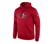 San Francisco 49ers Nike Scarlet Practice Performance Pullover Hoodie
