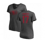 Football Women's San Francisco 49ers #17 Emmanuel Sanders Ash One Color T-Shirt