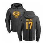 Football Green Bay Packers #17 Davante Adams Ash One Color Pullover Hoodie
