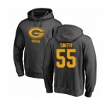 Football Green Bay Packers #55 Za'Darius Smith Ash One Color Pullover Hoodie