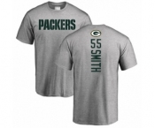 Football Green Bay Packers #55 Za'Darius Smith Ash Backer T-Shirt